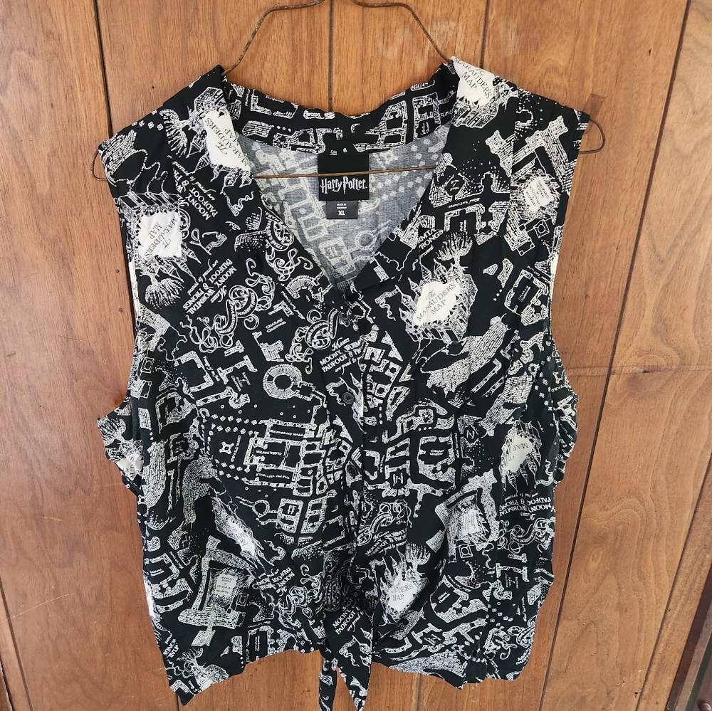 New Harry Potter Vest Tie Top, XL